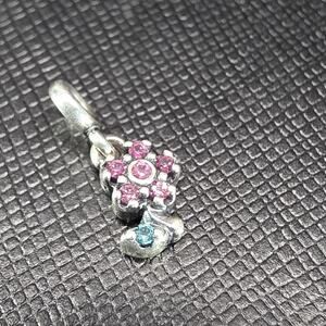 Authentic Pandora Charm, ME My Pretty Flower Dangle, #798391NCC, Silver